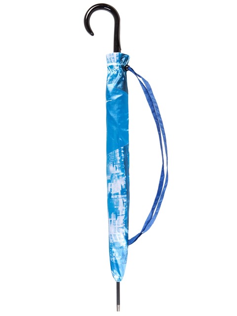 Зонт-трость ELEGANZZA (Элеганза) T-06-0348D Синий фото №2 01-00025094