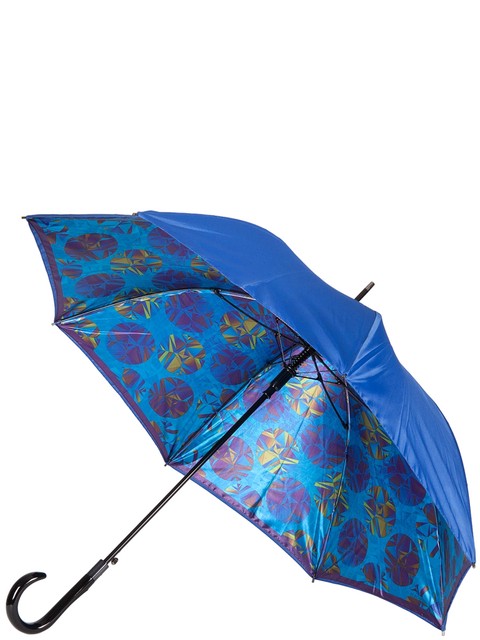 Зонт-трость ELEGANZZA (Элеганза) T-06-0349D Синий фото №1 01-00025095