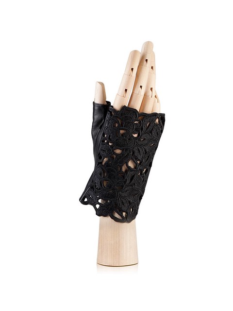 Перчатки без пальцев, митенки ELEGANZZA (Элеганза) F-0162 Черный фото №1 01-00014233