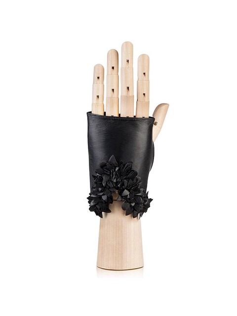 Перчатки без пальцев, митенки ELEGANZZA (Элеганза) F-0250 Черный фото №1 01-00014228