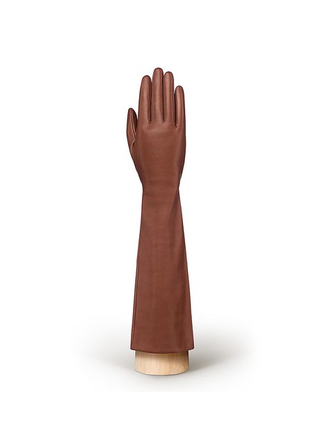 Длинные перчатки ELEGANZZA (Элеганза) F-IS0585 Коричневый фото №1 01-00010668