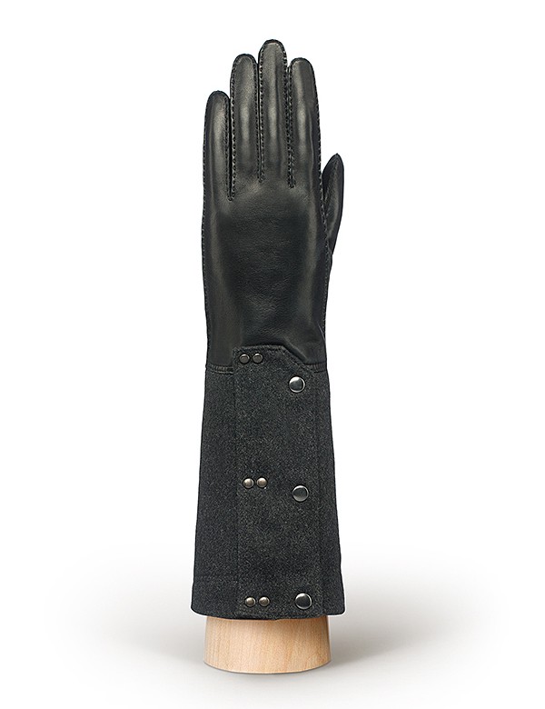 Длинные перчатки ELEGANZZA (Элеганза) F-HS0097 Черный фото №1 01-00010646