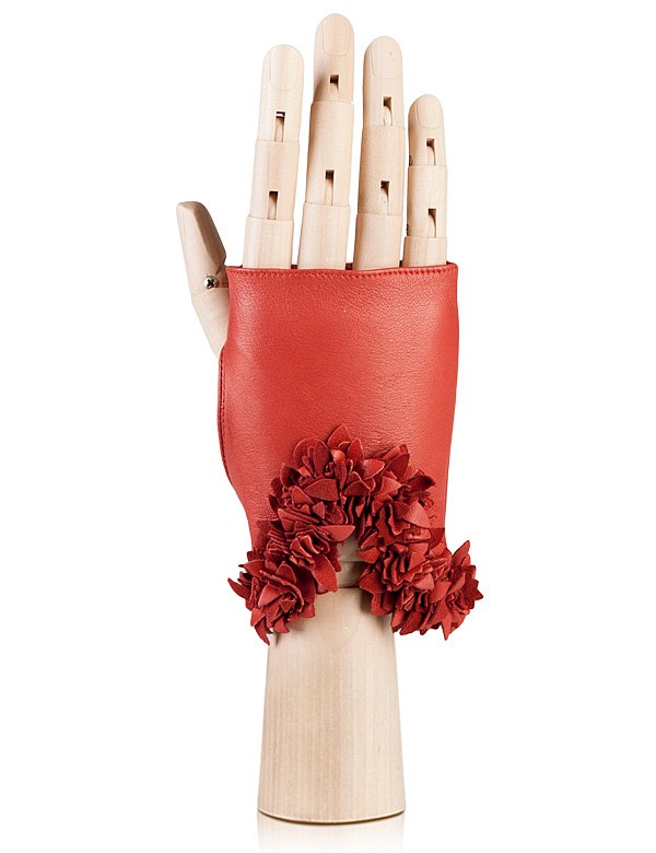 Перчатки без пальцев, митенки ELEGANZZA (Элеганза) F-0250 Рыжий фото №1 01-00014231